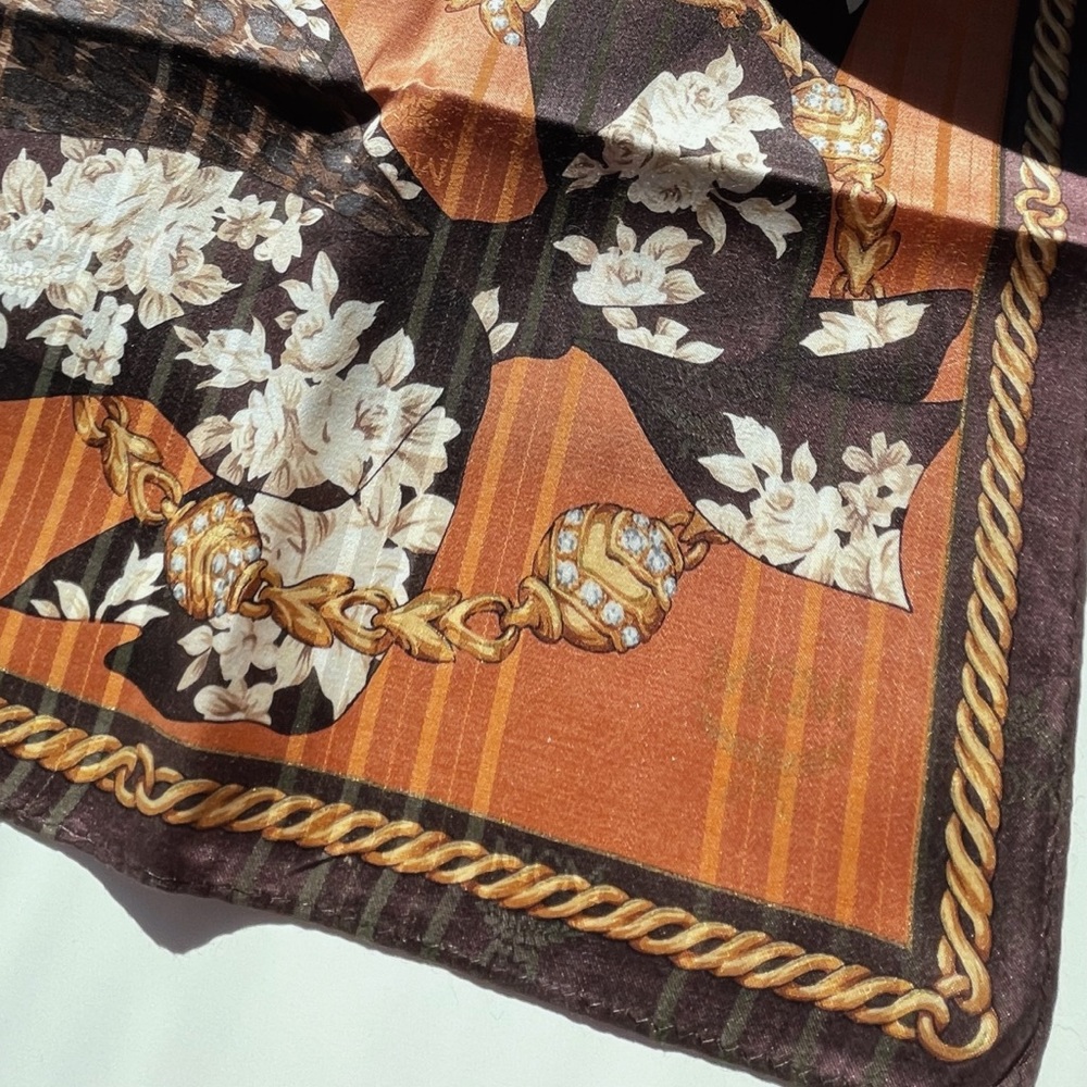 ❌SOLD❌MCM vintage mini scarf/ handkerchief 23”